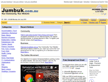 Tablet Screenshot of jumbuk.com.au